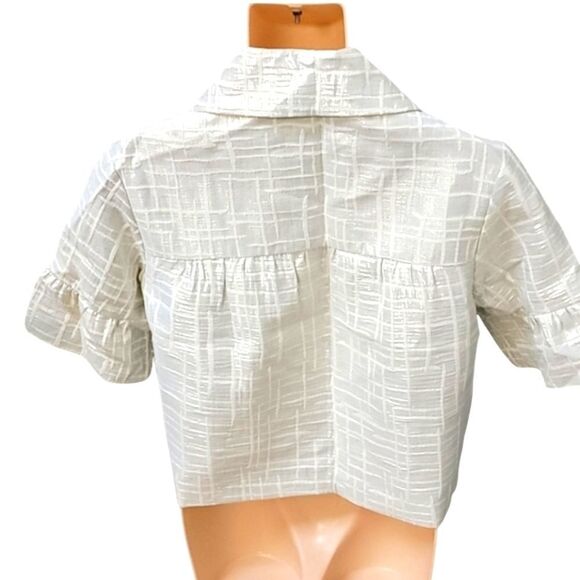 NWT Mac & Jac One Button Lined Cropped Jacket - Picture 4 of 7